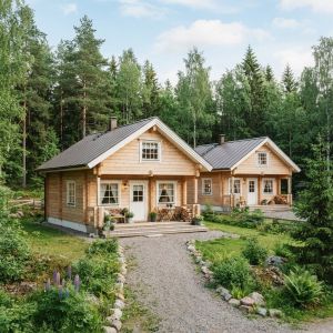 Финский дома из клееного бруса (рисунок)